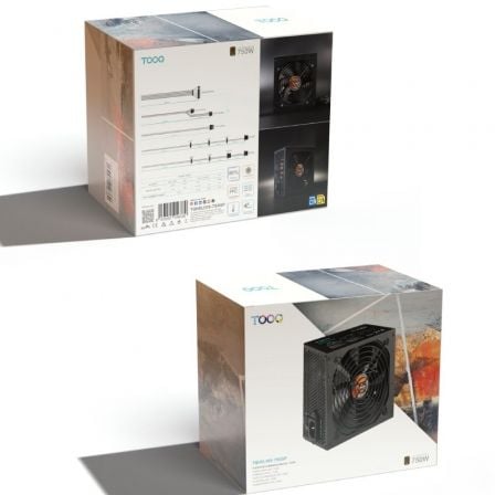 Fuente de Alimentación TooQ TQHELIOS-750SP/ 750W/ Ventilador 12cm/ 80 Plus Bronze - Imagen 5