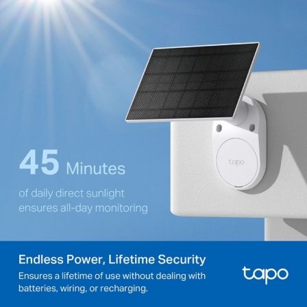 Cámara de Videovigilancia TP-Link Tapo TC82 Kit/ Visión Nocturna/ Control desde APP/ Incluye Panel Solar - Imagen 4