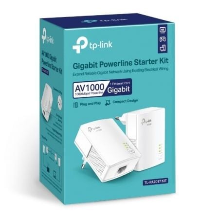 Adaptador Powerline TP-Link TL-PA7017Kit 1000Mbps/ Alcance 300m/ Pack de 2 - Imagen 5