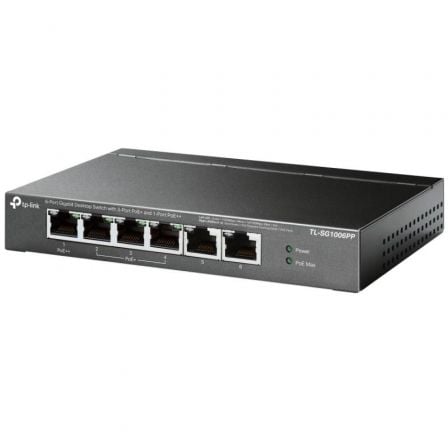 Switch TP-Link TL-SG1006PP 6 Puertos/ RJ-45 10/100/1000/ PoE++ - Imagen 2