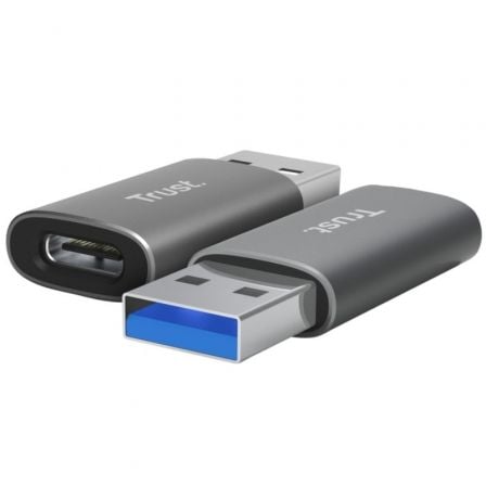 Adaptador USB 3.2 GEN2 Trust Calyx / USB Tipo-C Hembra – USB Macho