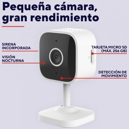 Cámara de Videovigilancia Trust IPCAM-2900/ 93.6º/ Visión Nocturna/ Control desde APP - Imagen 4
