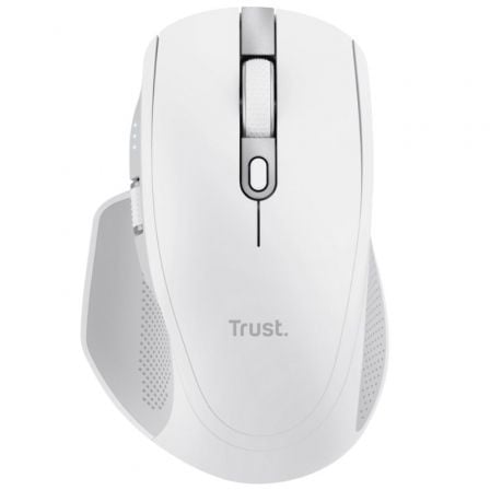 Ratón Inalámbrico por Bluetooth Trust Ozaa+/ Batería recargable/ Hasta 3200 DPI/ Blanco - Imagen 3