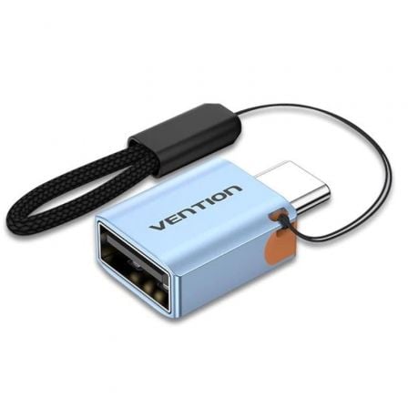 Adaptador OTG USB 3.1 Vention CUBH0/ USB Tipo-C Macho – USB Hembra/ Azul