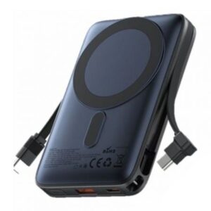 Powerbank 10000mAh Vention I16L0/ 22.5W/ Wireless/ Azul/ Incluye Cable USB Tipo-C