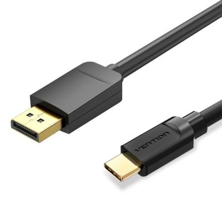 Cable Conversor Vention CGYBH/ USB Tipo-C Macho – DisplayPort Macho/ 2m/ Negro