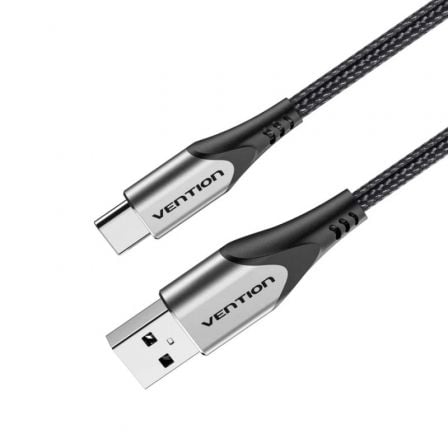 Cable USB 2.0 Tipo-C Vention CODHG/ USB Macho - USB Tipo-C Macho/ 480Mbps/ 1.5m/ Gris