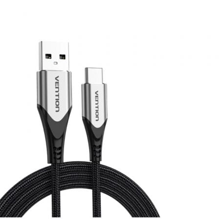 Cable USB 2.0 Tipo-C Vention CODHG/ USB Macho - USB Tipo-C Macho/ 480Mbps/ 1.5m/ Gris - Imagen 2