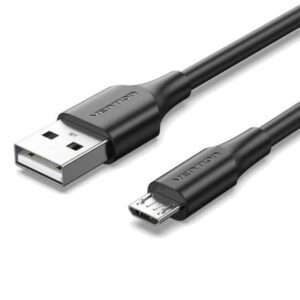 Cable USB 2.0 Vention CTIBF/ USB Macho - MicroUSB Macho/ 480Mbps/ 1m/ Negro