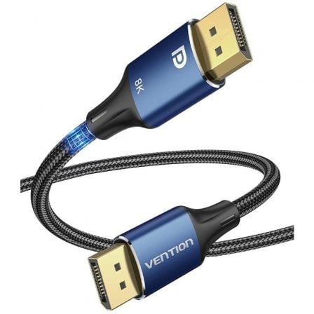 Cable DisplayPort 1.4 8K Vention HCELH/ DisplayPort Macho - DisplayPort Macho/ 2m/ Azul - Imagen 2