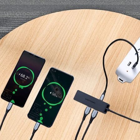 Hub USB Tipo-C Vention TGKBB/ 4xUSB/ 1xMicroUSB PD - Imagen 4