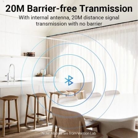 Transmisor y Receptor USB/ MP3/ Bluetooth Vention NAFB0 - Imagen 3