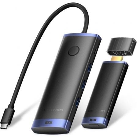 Adaptador/Transmisor de vídeo inalámbrico USB Tipo-C 3.2 – HDMI Vention TPVBB/ 60W
