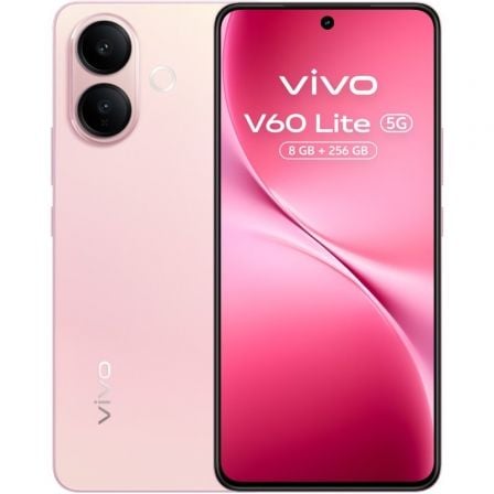 Smartphone Vivo V60 Lite 8GB/ 256GB/ 6.77"/ 5G/ Rosa/ Incluye Cargador 90W y Buds - Imagen 2