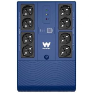 SAI Línea Interactiva Woxter Multibase UPS 1200 VA/ 1200VA-720W/ 8 Salidas/ Formato Torre