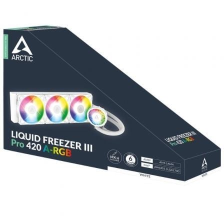 Sistema de Refrigeración Líquida Arctic Liquid Freezer III Pro 420 A-RGB/ Blanco - Imagen 5