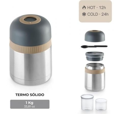Termo Bra Enjoy Signature A196123/ Capacidad 1000ml/ para sólidos y líquidos - Imagen 2