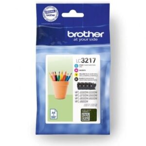 Cartucho de Tinta Original Brother LC3217VAL/ Multipack/ Negro/ Cian/ Magenta/ Amarillo