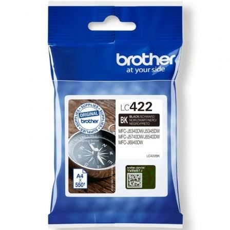 Cartucho de Tinta Original Brother LC-422/ Negro - Imagen 2