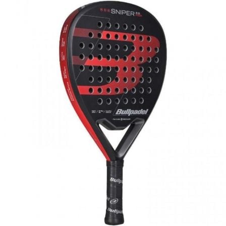 Pala de Pádel Bullpadel Sniper 2.0 Power 2026/ Negra y Roja - Imagen 2