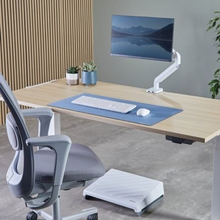 Alfombrilla Fellowes 100139322 XL/ 800 x 400 x 2.5 mm/ Azul - Imagen 4