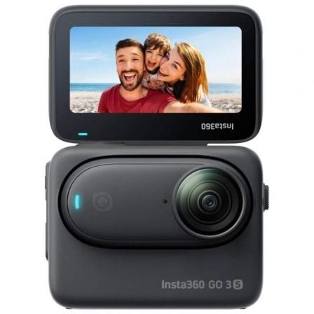 Cámara Digital Deportiva Insta360 GO 3S/ 4K/ Ángulo de visión 180º/ Negra