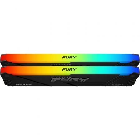 Memoria RAM Kingston FURY Beast RGB 2 x 16GB/ DDR4/ 3200MHz/ 1.35V/ CL16/ DIMM - Imagen 2
