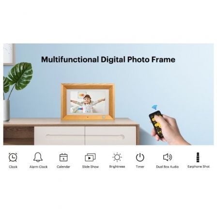 Marco Digital Kodak RDPF-1020W/ Pantalla 10"/ Marrón - Imagen 4