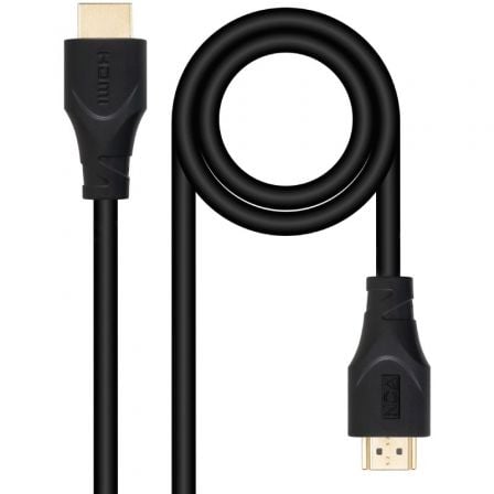 Cable HDMI 1.4 Nanocable 10.15.4701/ HDMI Macho - HDMI Macho/ 1m/ Negro