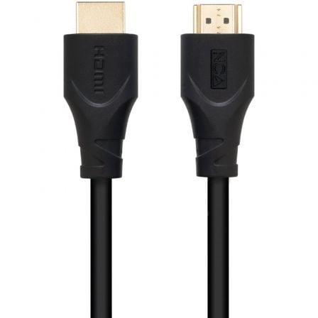 Cable HDMI 1.4 Nanocable 10.15.4701/ HDMI Macho - HDMI Macho/ 1m/ Negro - Imagen 2