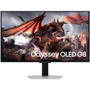 Monitor Gaming Samsung Odyssey OLED G8 S32DG802SU 32"/ 4K/ 0.03ms/ 240Hz/ QD-OLED/ Multimedia/ Regulable en altura/ Gris