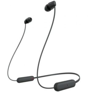 Auriculares Inalámbricos Intrauditivos Sony WI-C100/ con Micrófono/ Bluetooth/ Negros