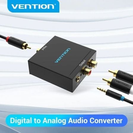 Convertidor de Audio Vention BDFB0-EU/ Entrada Toslink y RCA/ Salida 2x RCA - Imagen 2