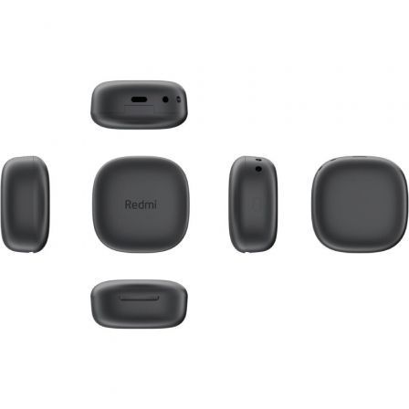 Auriculares Bluetooth Xiaomi Redmi Buds 6 Play con estuche de carga/ Autonomía 7h/ Negros - Imagen 4