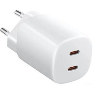 Cargador de Pared Xiaomi 45W Nano Turbo Charging Power Adapter/ 2xUSB Tipo-C/ 45W