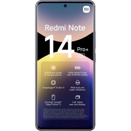 Smartphone Xiaomi Redmi Note 14 Pro+ 12GB/ 256GB/ 6.67"/ 5G/ Púrpura - Imagen 2