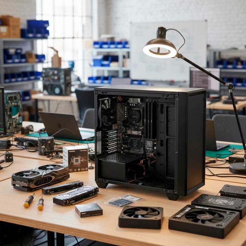 Instalación de componentes