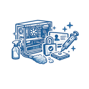 Limpieza profunda interna y cambio de pasta térmica