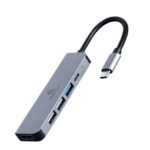 Adaptador multipuerto USB tipo-C 5 en 1 (Hub + HDMI + PD)