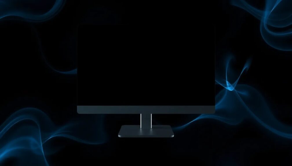 Por qué aparece pantalla negra al encender