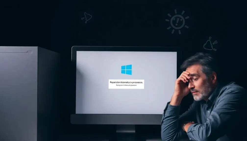 Por qué Windows entra en reparación automática