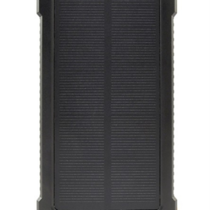 Batería Externa Solar Gembird 10000 mAh, IP65, 3 Puertos Output, Li-Po, Negra