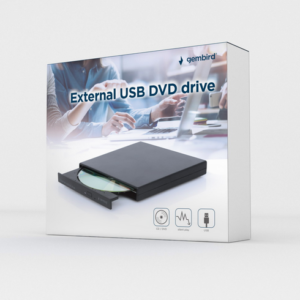 Grabadora DVD Externa Gembird Negra