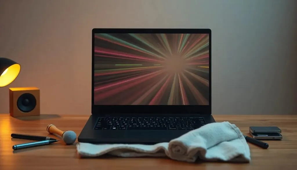 Pantalla de portátil con rayas: causas y opciones de reparación