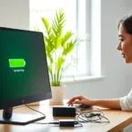 Ordenador de sobremesa que se queda sin batería rápido: batería, cargador o configuración