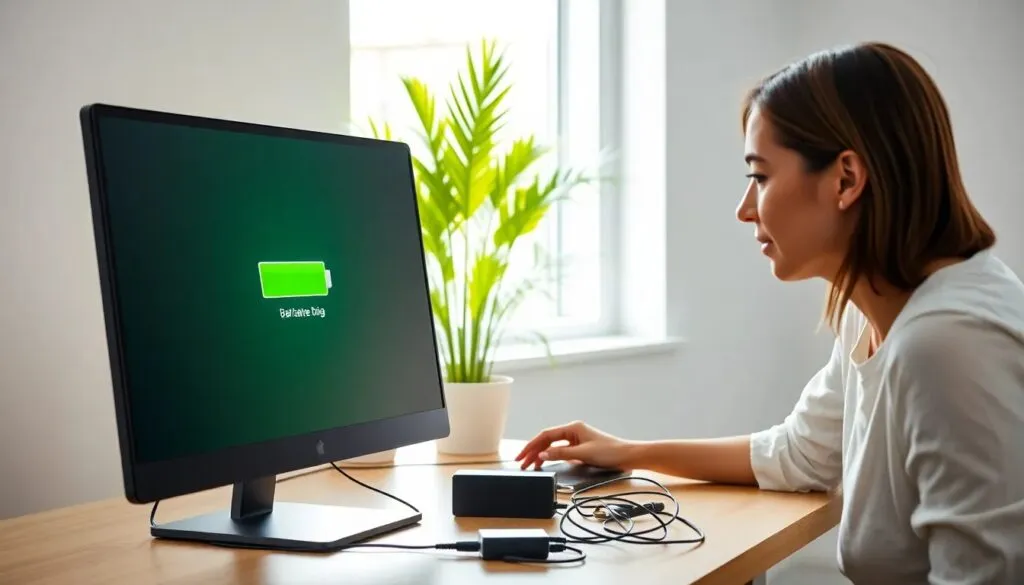 Ordenador de sobremesa que se queda sin batería rápido: batería, cargador o configuración